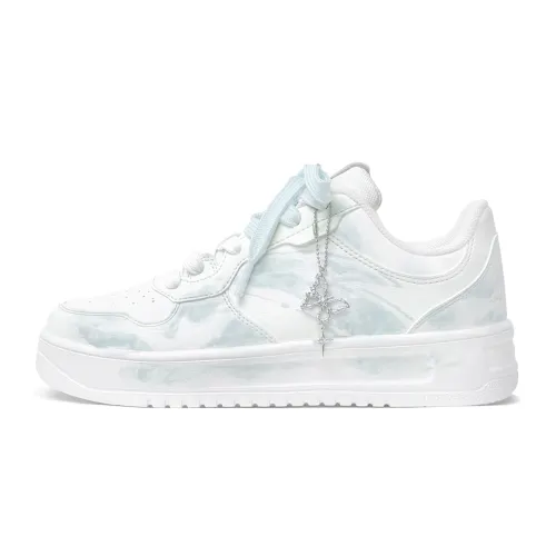 Anta Easy Ice Domain Liquid Butterfly, First Culture Low top Skateboard Shoes Unisex Blue