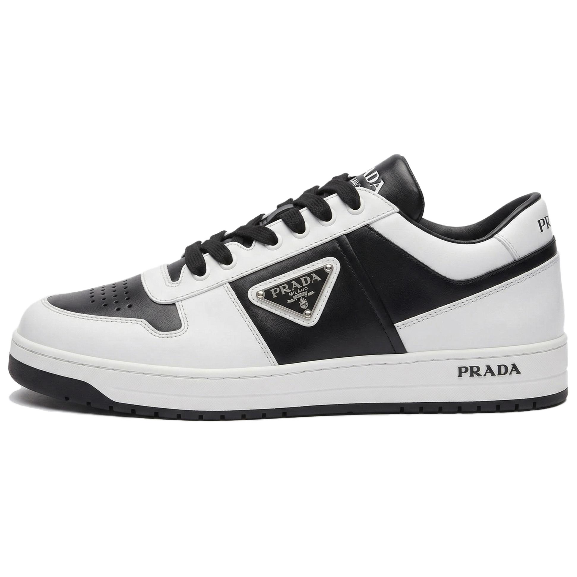 Мужские кеды Prada Downtown (бело-черные)