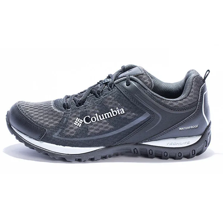 Columbia Textile, Leather Comfortable Cushioning Slip Resistant Breathable Low top Mountaineering Shoes Women's