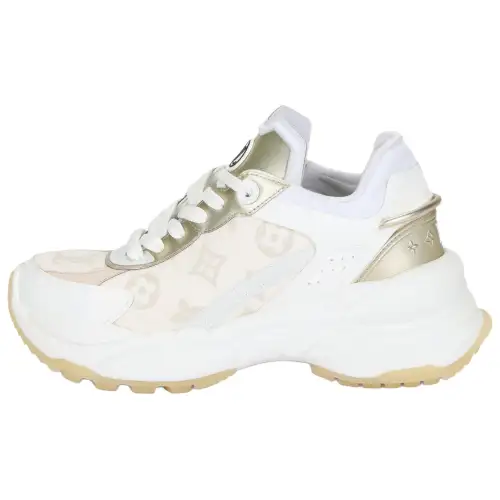 LOUIS VUITTON Run 55 Sneakers 'Beige Monogram White' Women's