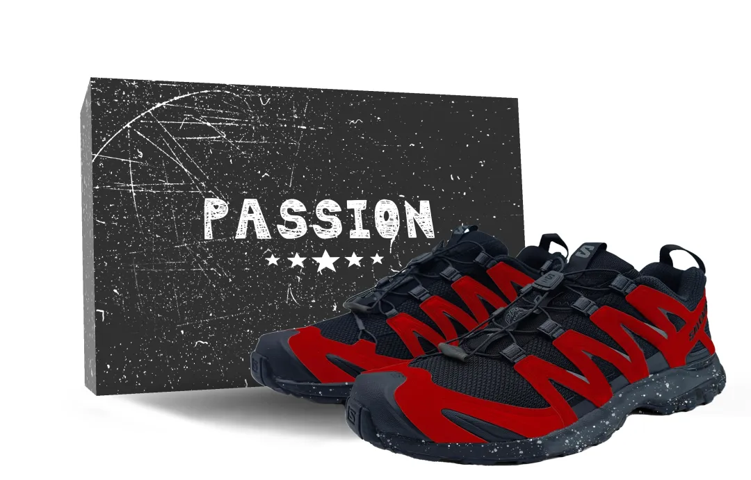 SALOMON XA PRO 3D Slip Resistant Low top Trail Running Training City Commuting Running Shoes Unisex Red Box