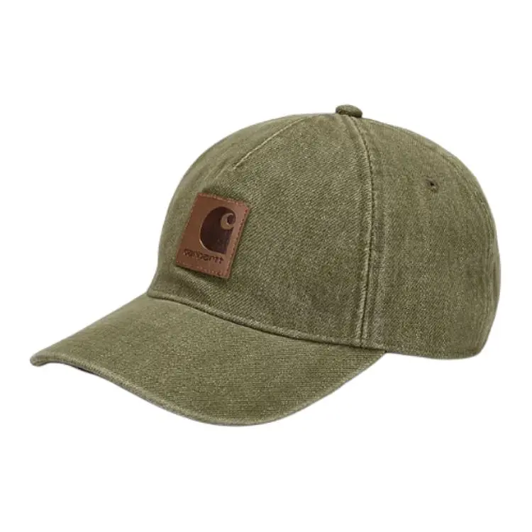 Carhartt WIP Cotton Baseball Caps Unisex Green/Pink