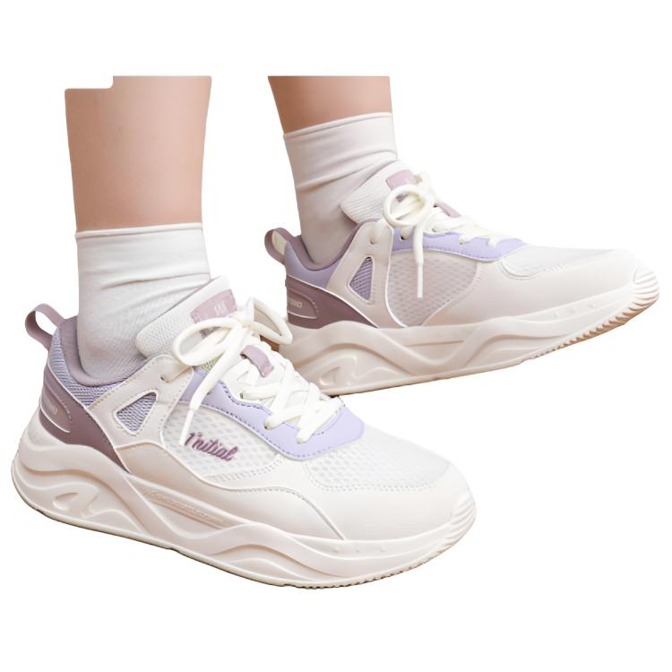361° Low top Casual Running Shoes Women’s White Purple