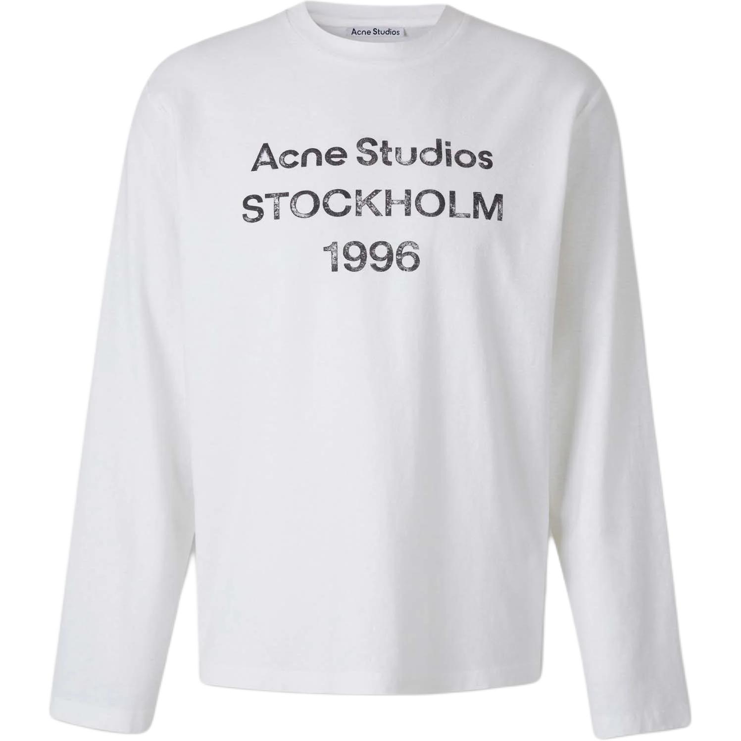Мужская футболка Acne Acne Studios 1996 SS26 T (белый)