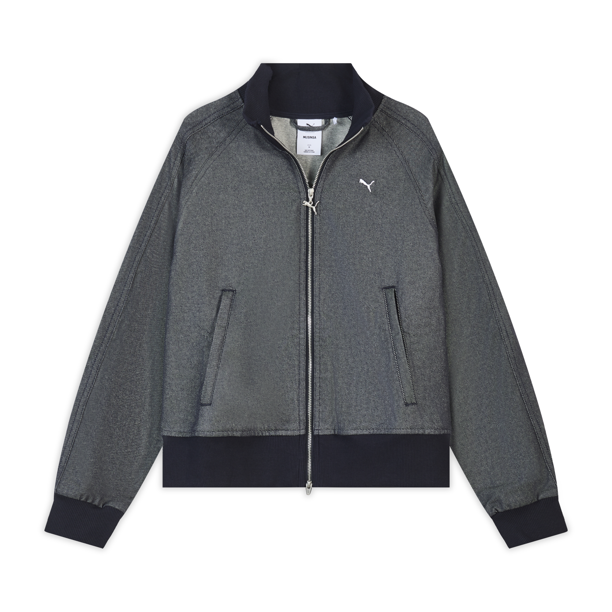 Женская куртка PUMA x MUSINSA WVN (синяя деним)