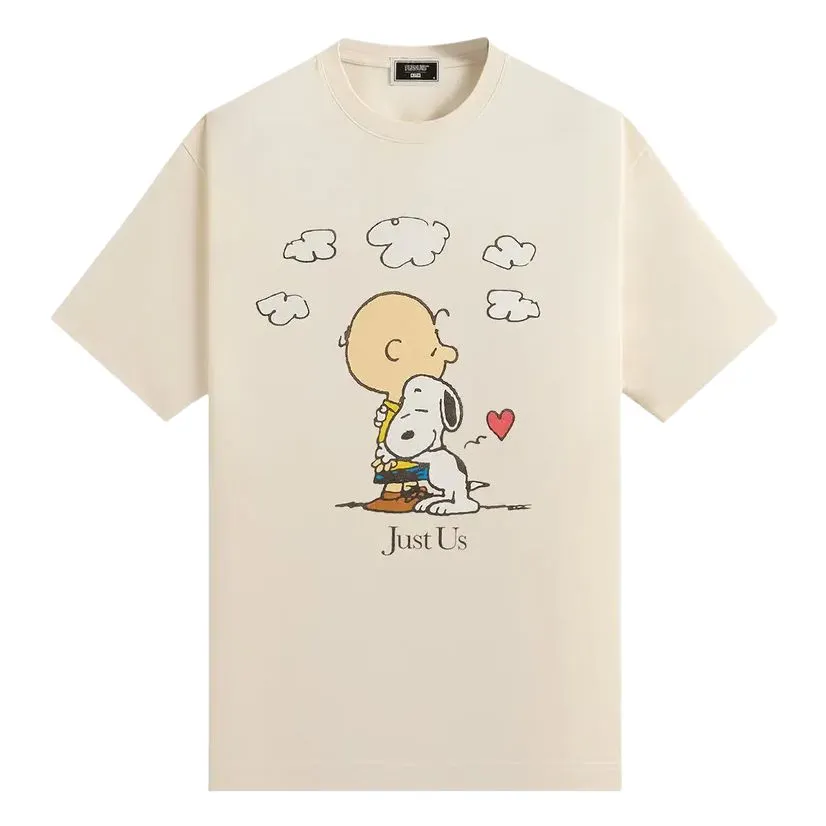 KITH T Shirts Men's Khaki Crew Neck