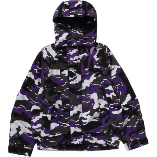 A BATHING APE SS26 CAMO серия свободная функциональная ветрозащитная куртка реглан для мужчин