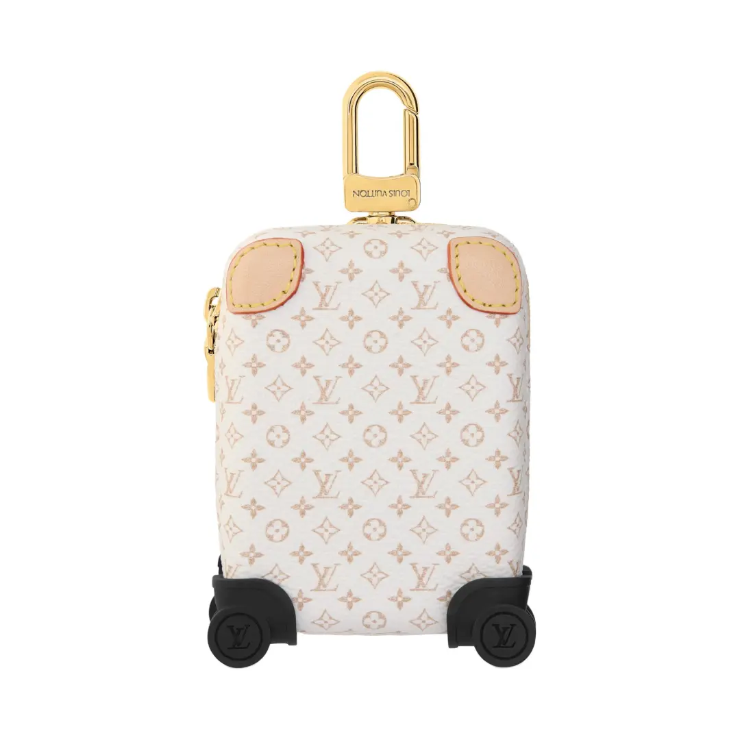 LOUIS VUITTON Horizon Monogram Coated Canvas Earphone Case Women's Ecru
