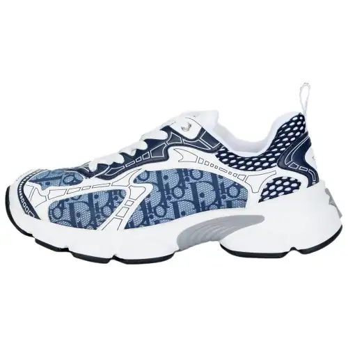 DIOR Vibe Monogram Low top Casual Shoes Women's Blue