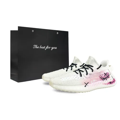 Adidas Originals Yeezy Boost 350 V2 Low top Casual Shoes Unisex White