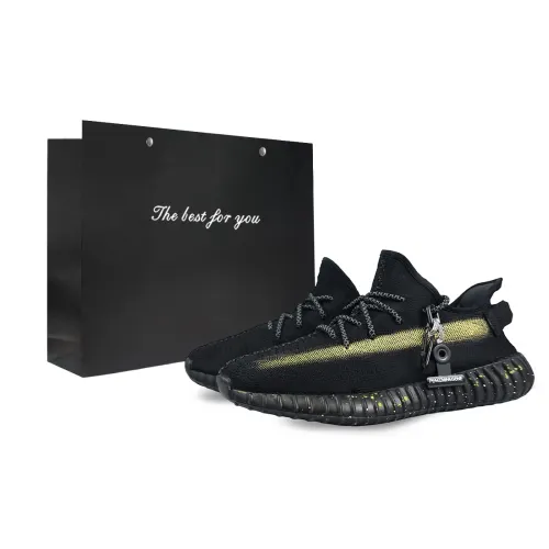 Adidas Originals Yeezy Boost 350 V2 Low top Casual Shoes Unisex Black