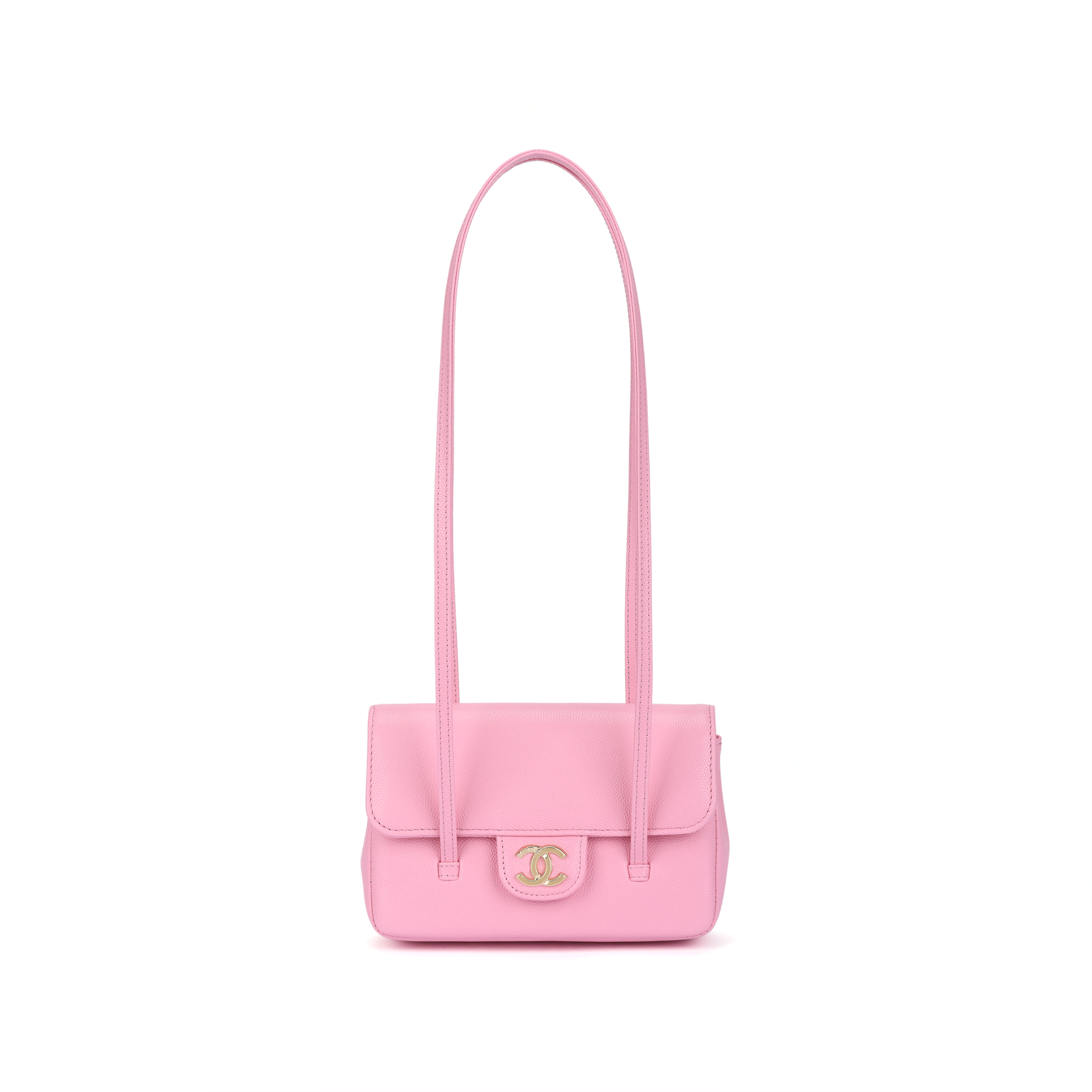 Женская сумка Chanel 26S PREPPY (розовая)