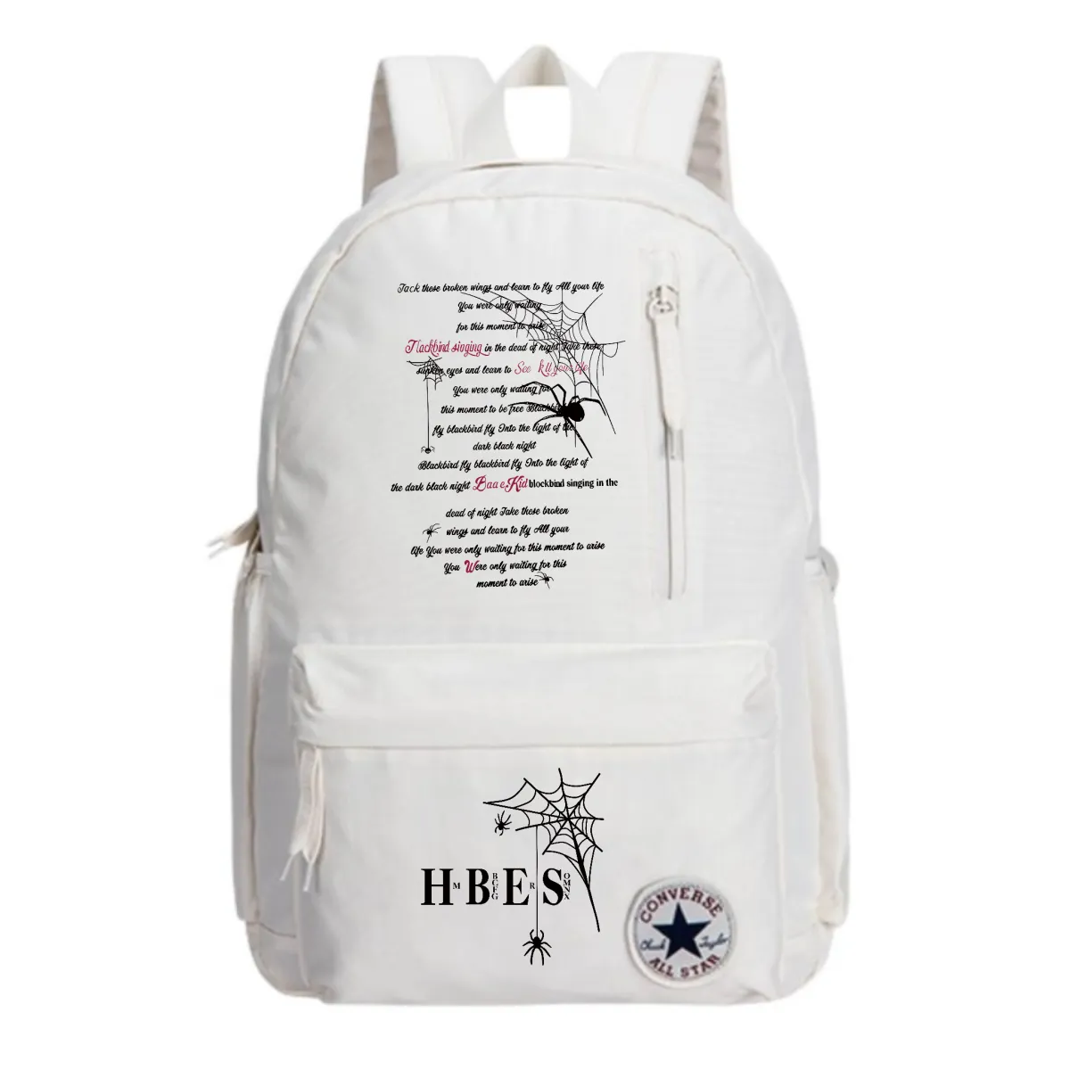Converse Polyester Backpack Regular Unisex White