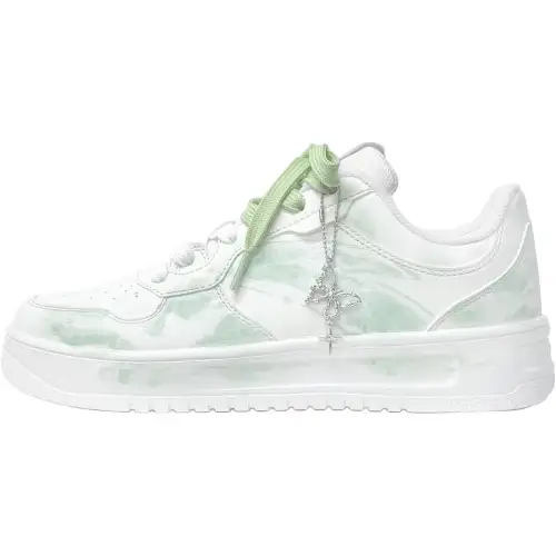 Anta Easy Coverage Cushioning Abrasion Resistant Low top Skateboard Shoes Unisex Green