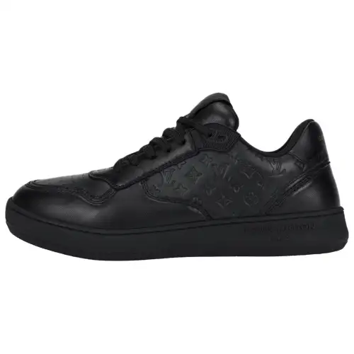 LOUIS VUITTON Stadium LV Stadium Low top Skateboard Shoes Women's Black