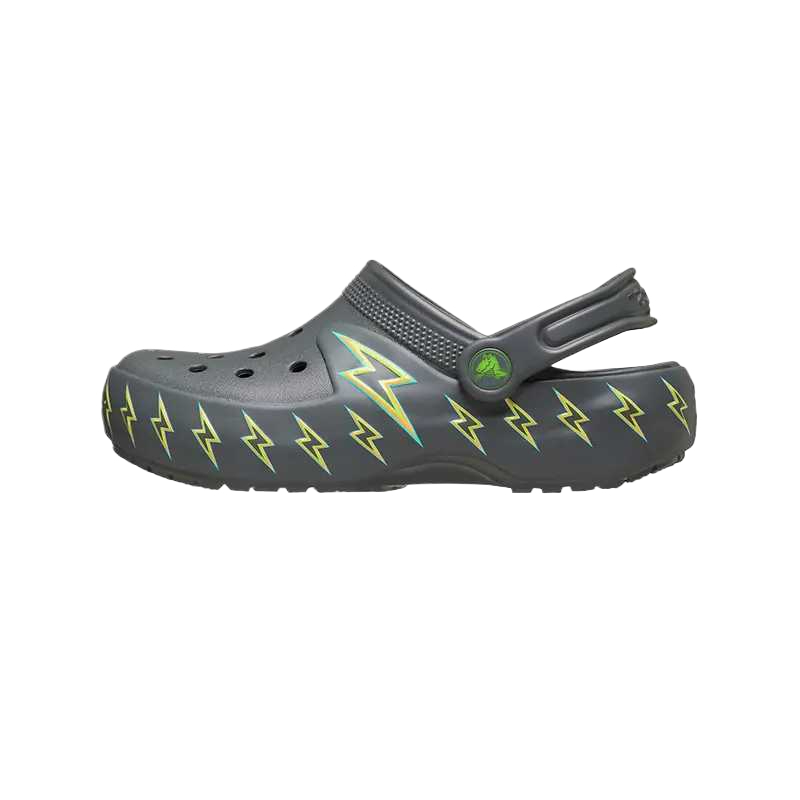 Детские кроксы Crocs 213185 (серо-желтые)