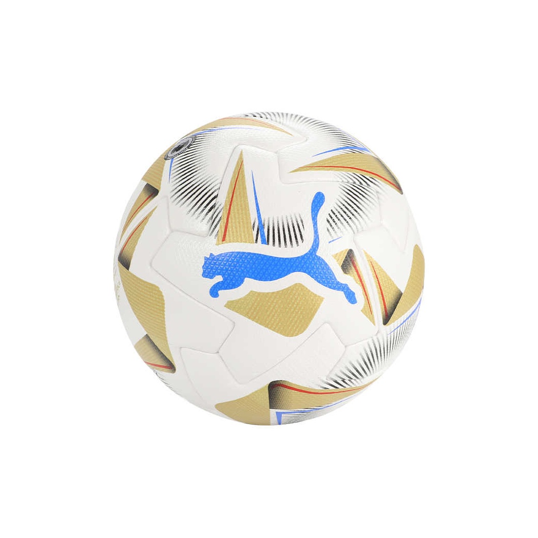 PUMA Size 5 Seamless Thermal bonding Pu White Gold Soccer Ball Unisex