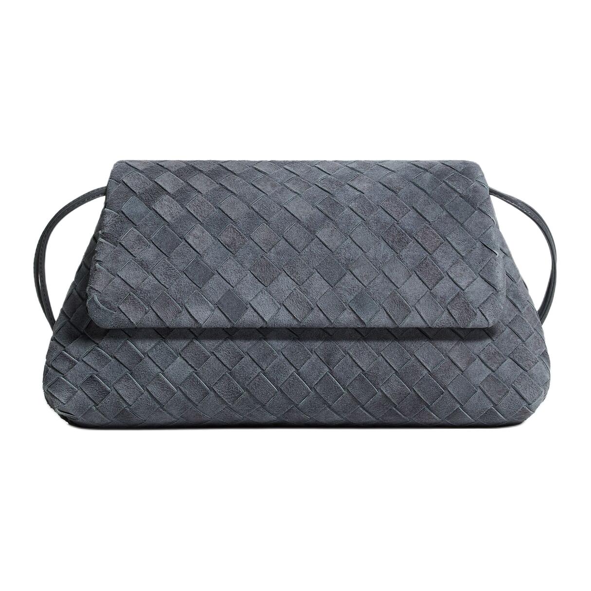 Сумка Bottega Veneta Intrecciato Giorno (серый)