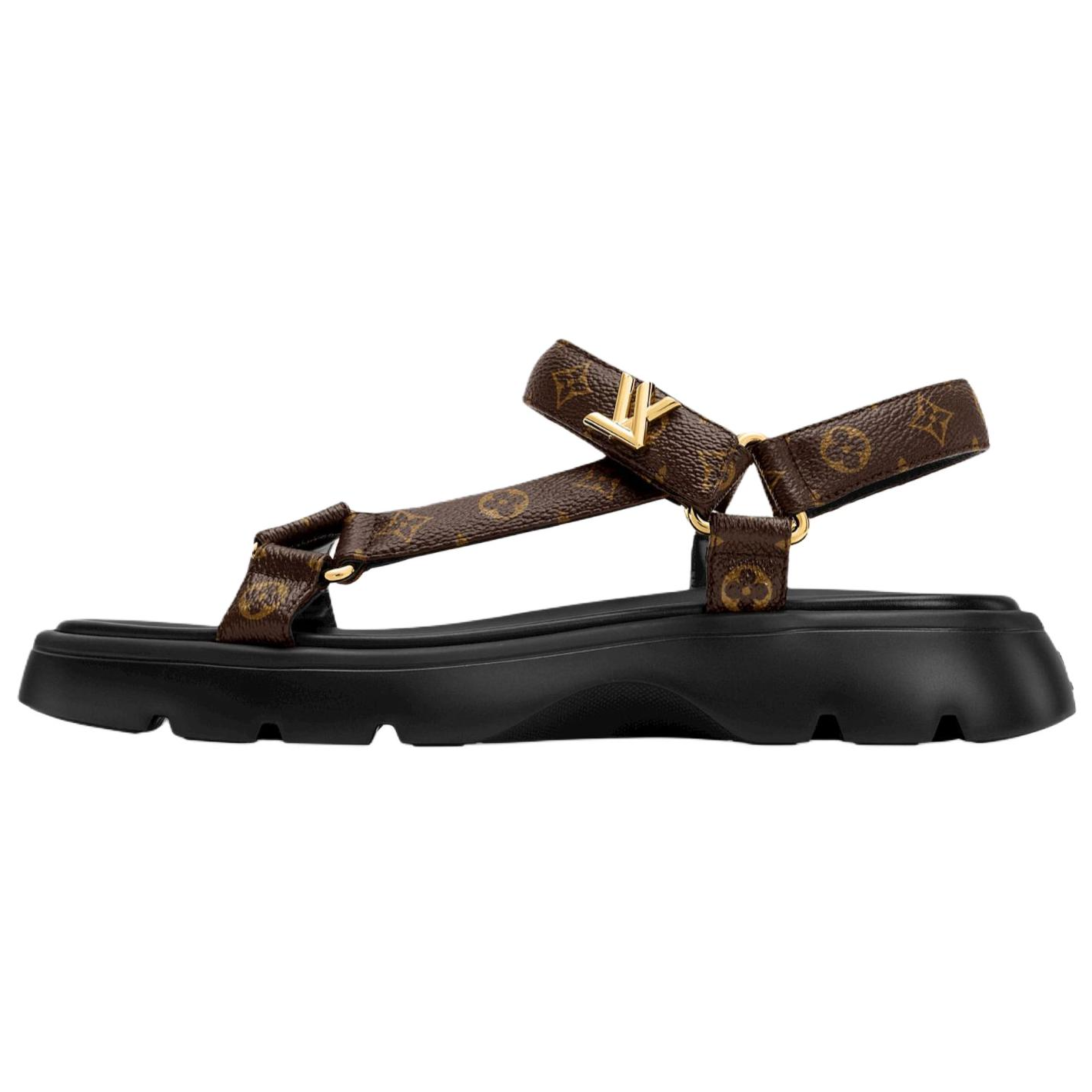 Женские сандалии Louis Vuitton LOUIS VUITTON Nevada Comfort (коричневые)