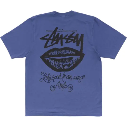 Stussy SS26 Американская уличная футболка с короткими рукавами и логотипом в стиле ретро, одинакового стиля для мужчин и женщин