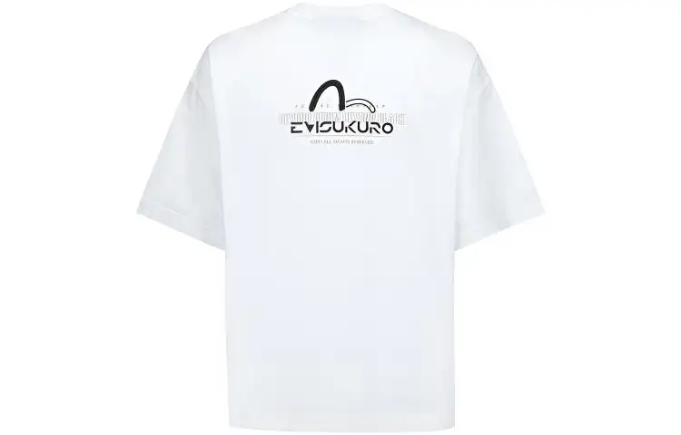 EVISU T Shirts Men's Crew Neck Moderate Straight Fit