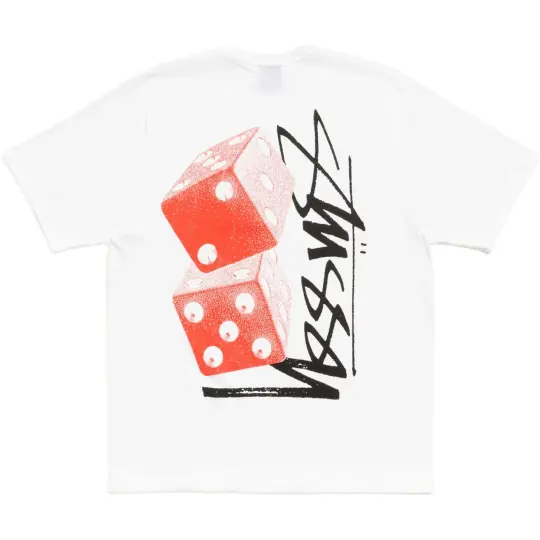 Классическая свободная футболка с короткими рукавами и логотипом Stussy SS26, одинаковый стиль для мужчин и женщин