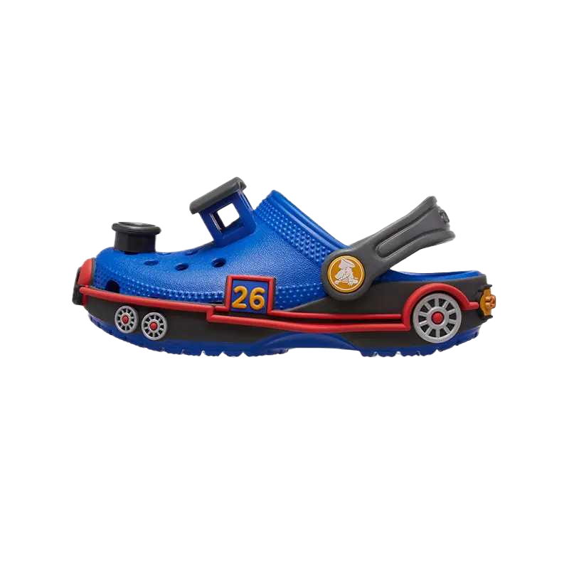 Детские сабо Crocs (сине-серые)