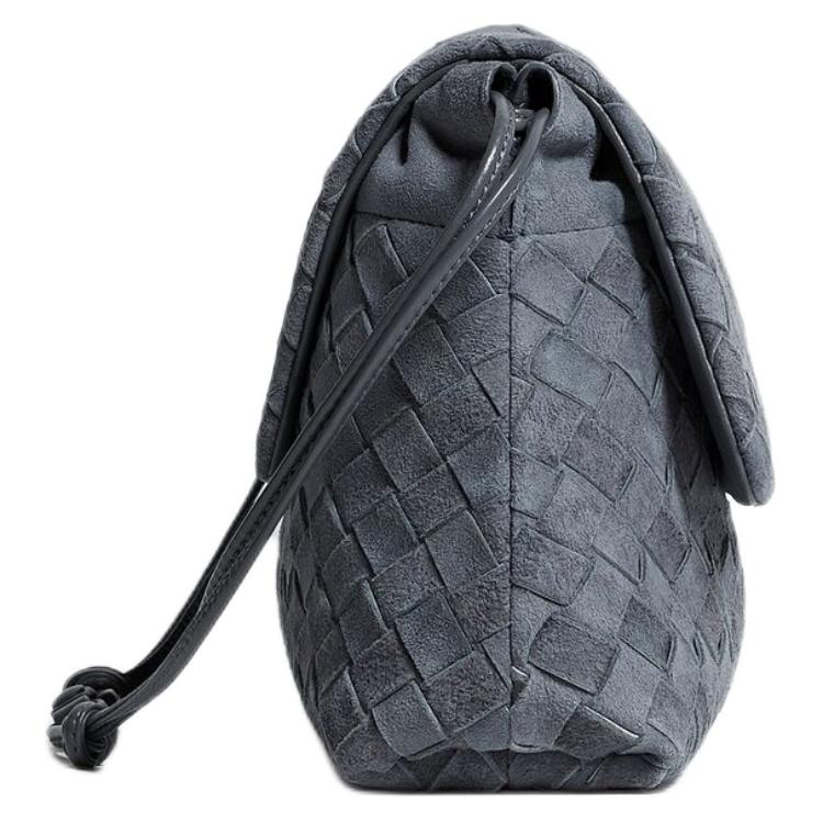 Сумка Bottega Veneta Intrecciato Giorno (серый) — фото 2