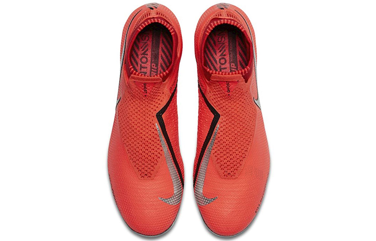 Футбольные бутсы Nike Phantom Vsn Elite DF PRO AG (оранжево-красный) — Оранжевыйкрасный — фото 4