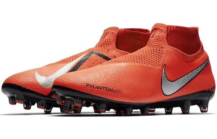 Футбольные бутсы Nike Phantom Vsn Elite DF PRO AG (оранжево-красный) — Оранжевыйкрасный — фото 3