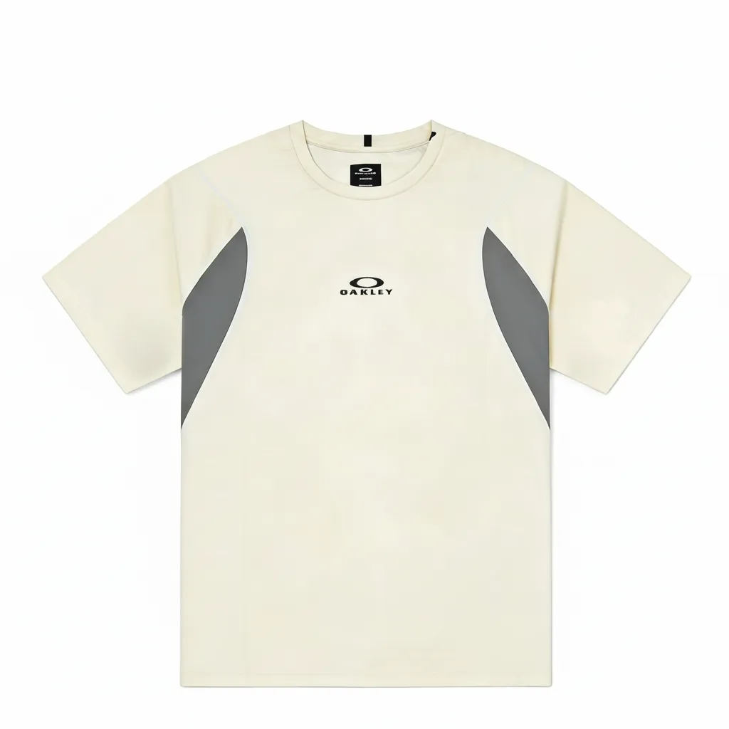 Oakley T Shirts Unisex Ecru Crew Neck