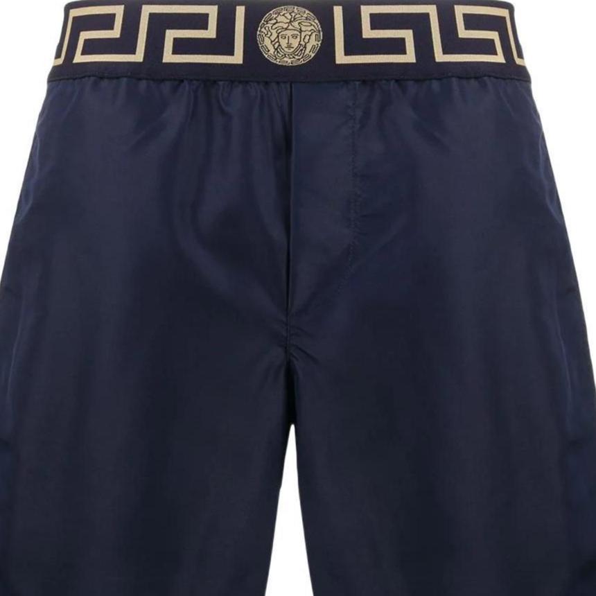 VERSACE Greca Waistband Swim Shorts