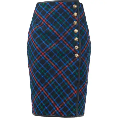 SAINT LAURENT Half Length Midi Dress Women's Multicolor
