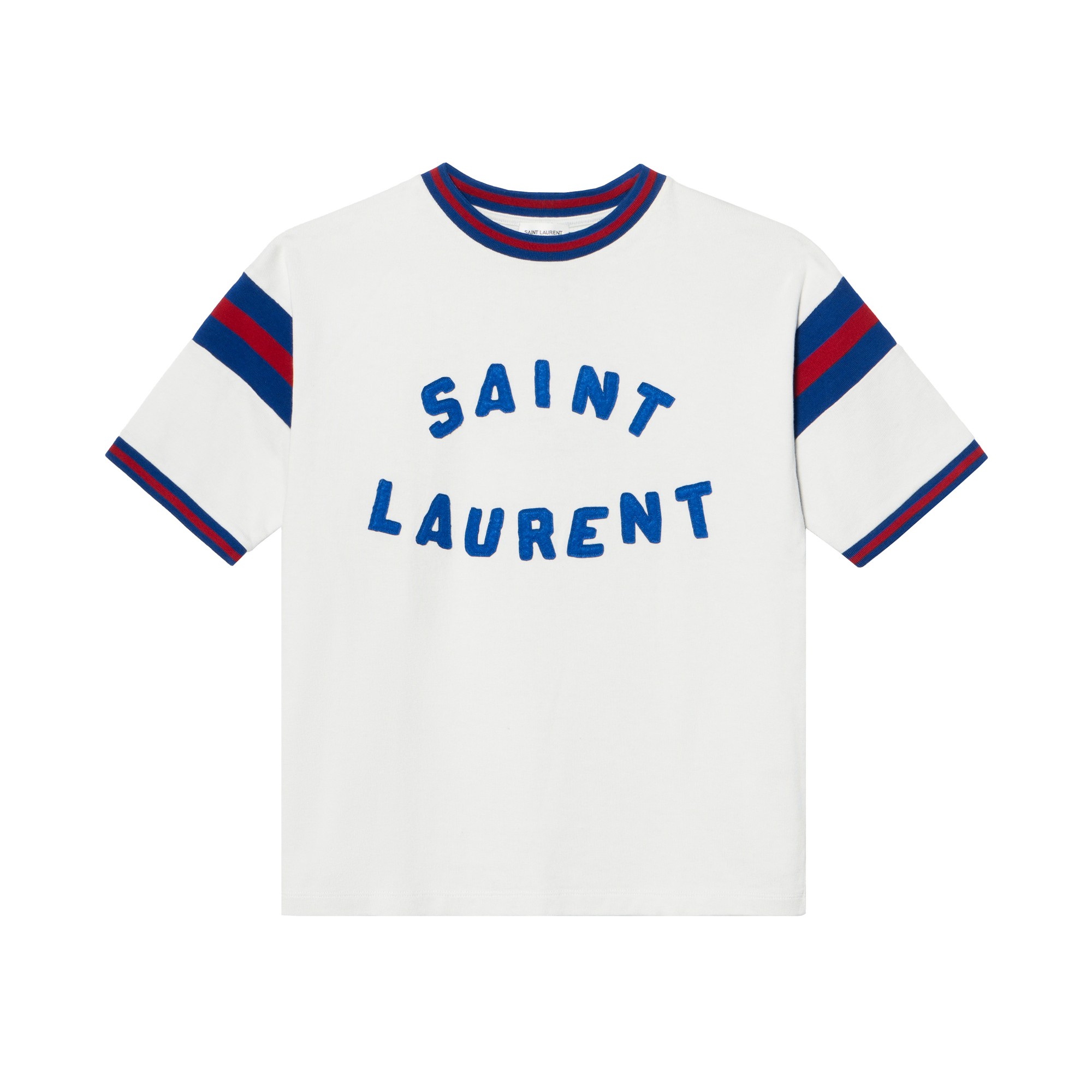 Женская футболка SAINT SAINT LAURENT SS22 (белая)