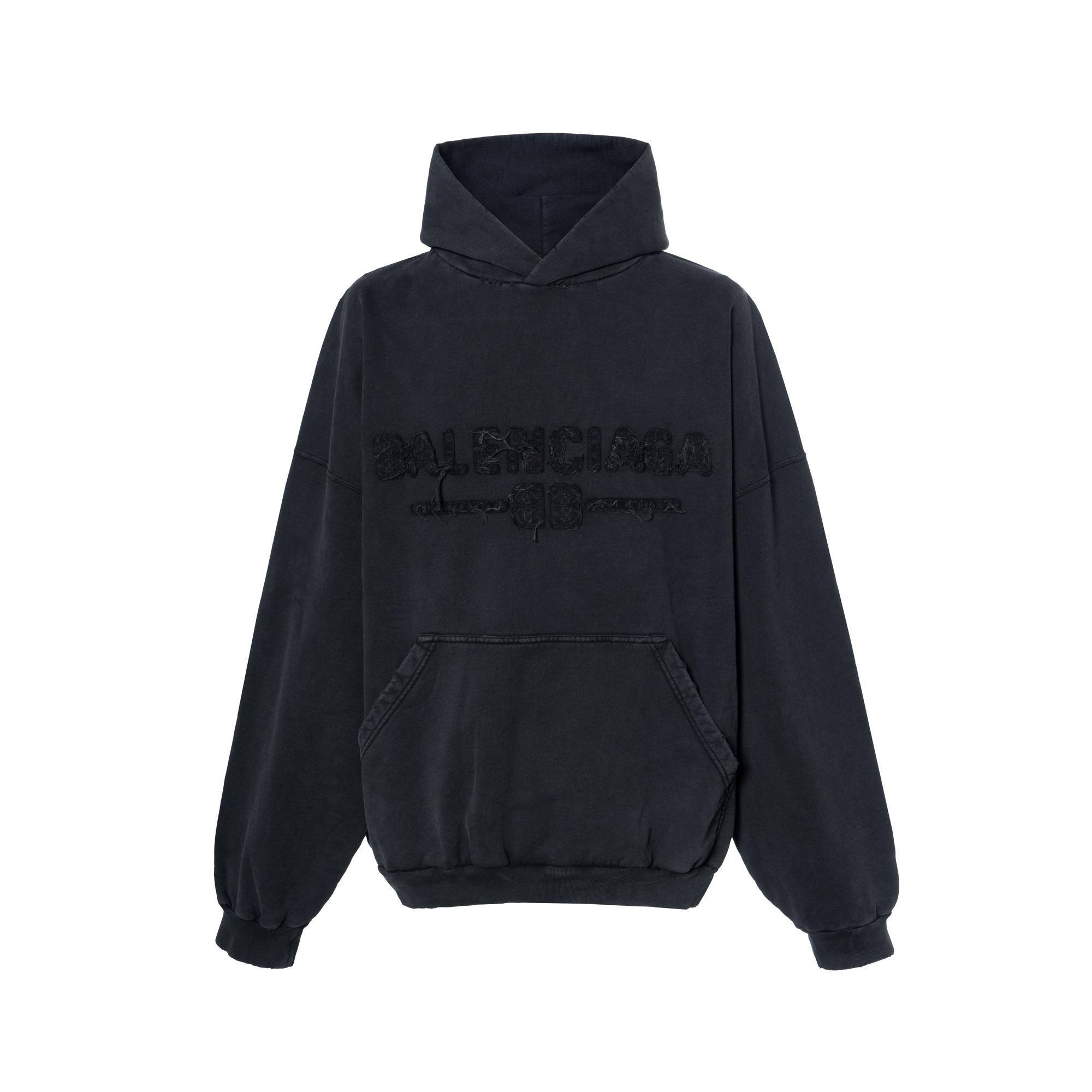 Мужское худи Balenciaga SS25 (черное)