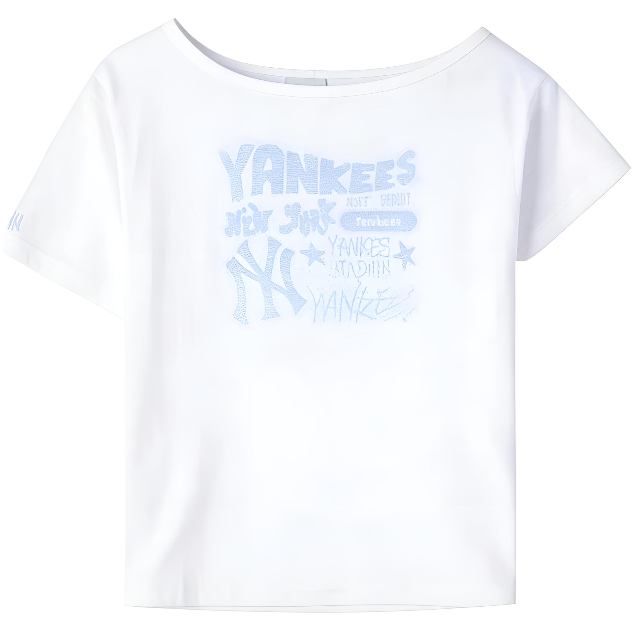 Женская футболка MLB New York Yankees (белая)