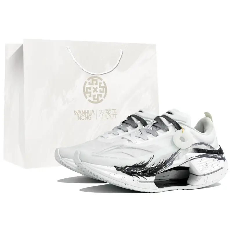 Li Ning Shadow 3 Essential Low top Running Shoes Men's White Black