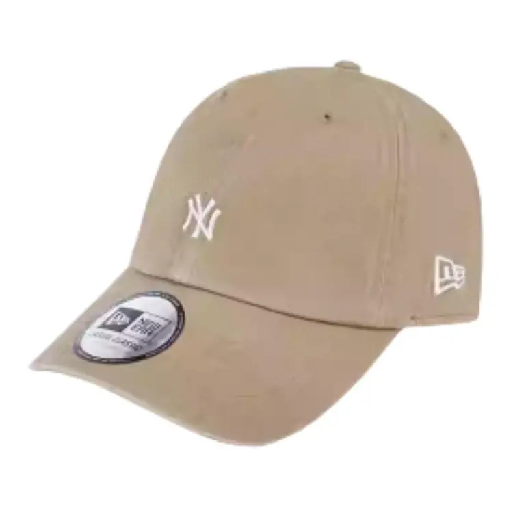 New Era Cotton Baseball Caps Unisex Khaki