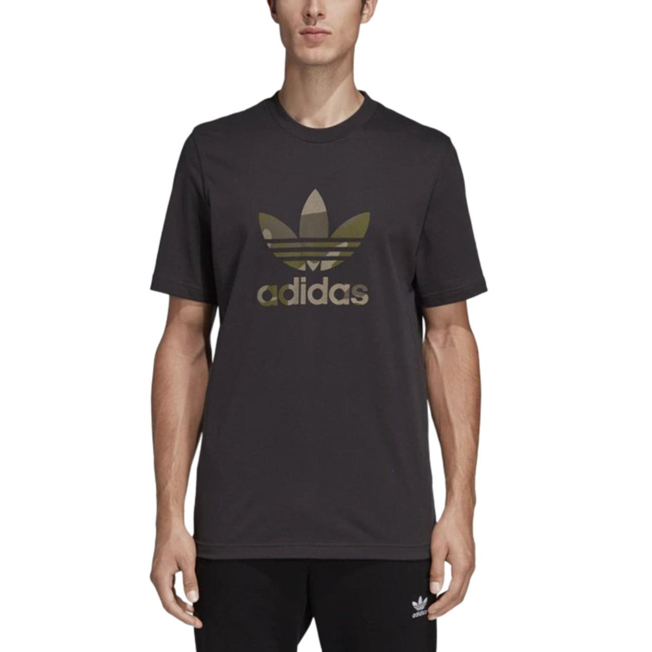 Мужская футболка adidas originals LOGOT (черный) — фото 5