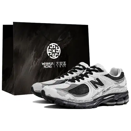 New Balance NB 2002R Abrasion Resistant Low top Running Shoes Unisex Black Gray