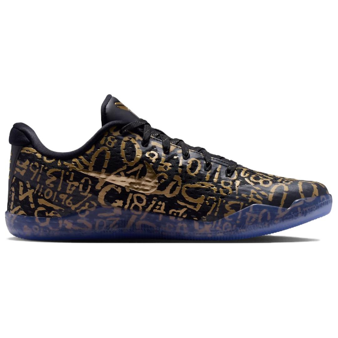 Nike Kobe 11 Grip Low top Basketball Shoes Men’s Black Gold