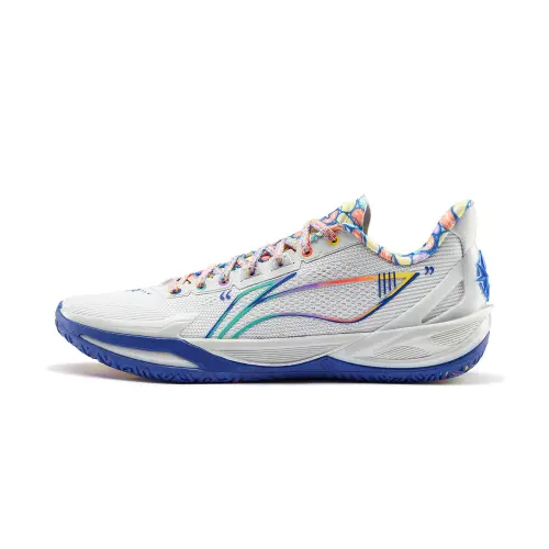 LiNing Li Ning Blade 6V2 I People Super Technology Lightweight Flexible Stable Support Wrapping Anti-torsion Professional Competition Shock Absorbing Anti-Slip Wear-Resistant Breathable Rebound Grip Low-top Basketball Shoes Same Style for Men and Women Sichuan Lime