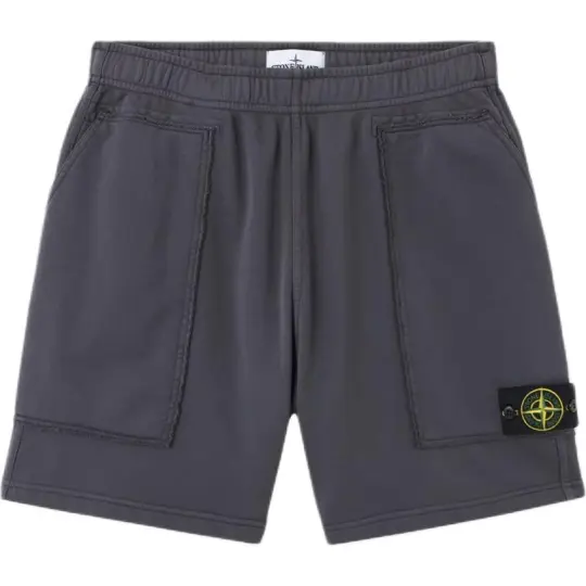 STONE ISLAND повседневные шорты широкого кроя с трехточечным значком, одинакового стиля для мужчин и женщин