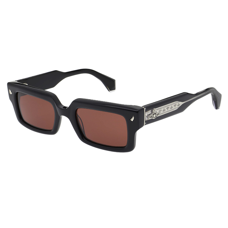 Солнцезащитные очки Vivienne Westwood с логотипом (черные)