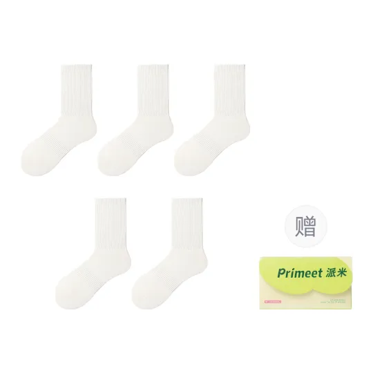Primeet Crew Socks Unisex 5 Pack