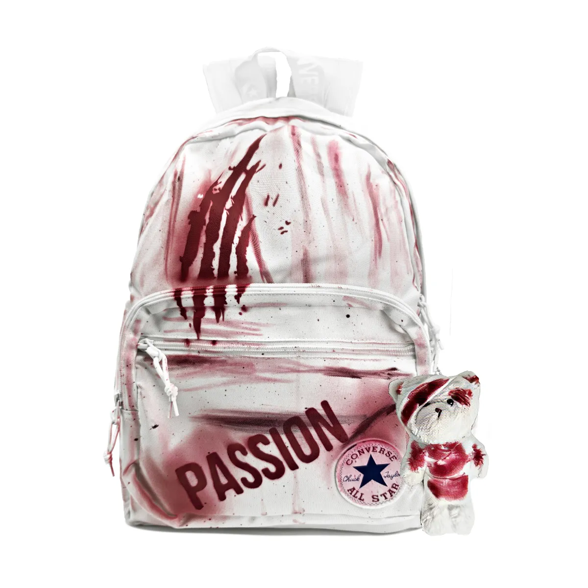 Converse Polyester Backpack Unisex Red