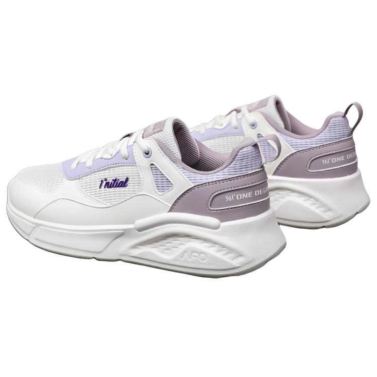 361° Low top Casual Running Shoes Women’s White Purple