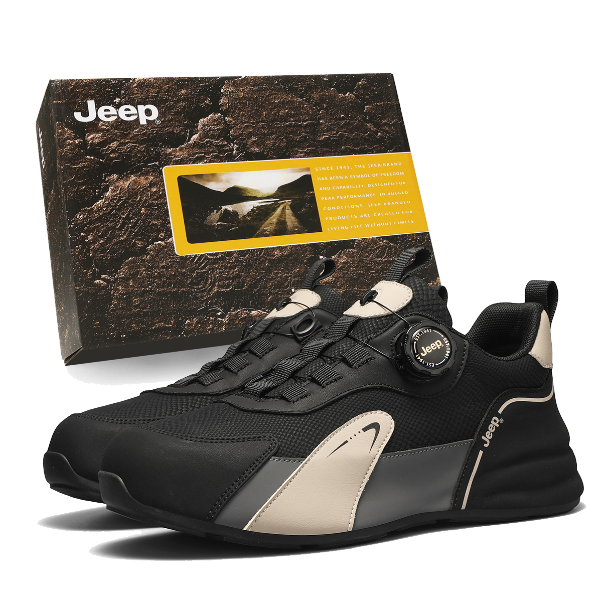 Мужские кроссовки Jeep Jeep (светло-серые)