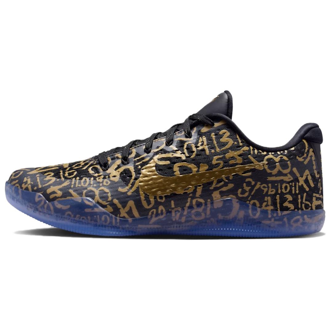 Nike Kobe 11 Grip Low top Basketball Shoes Men’s Black Gold