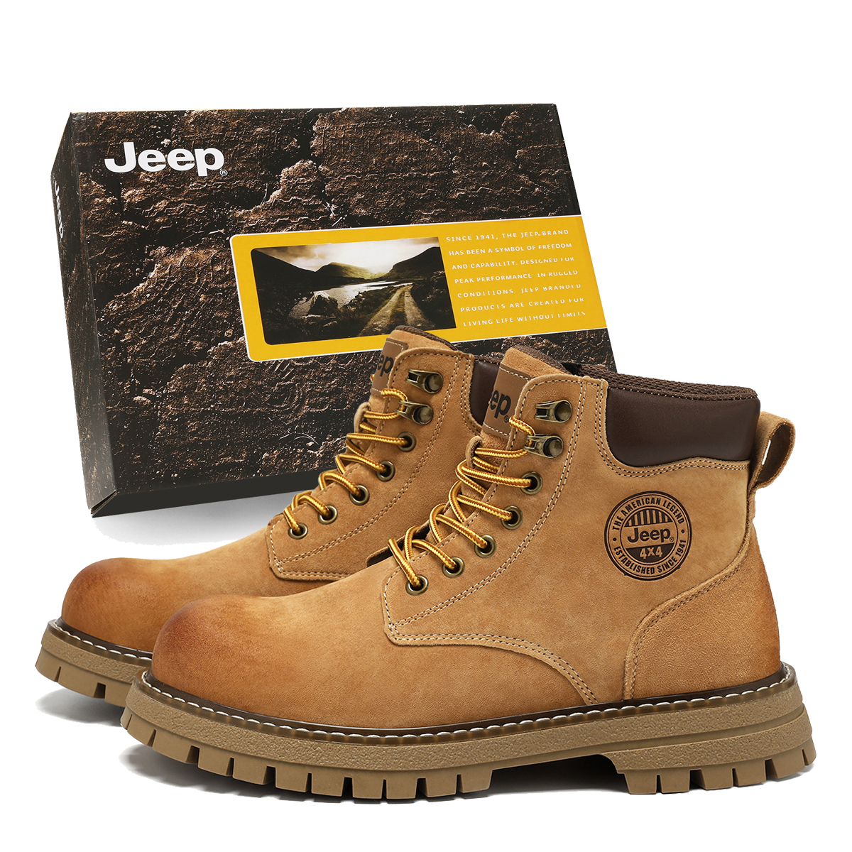 Мужские ботинки Jeep (серые)